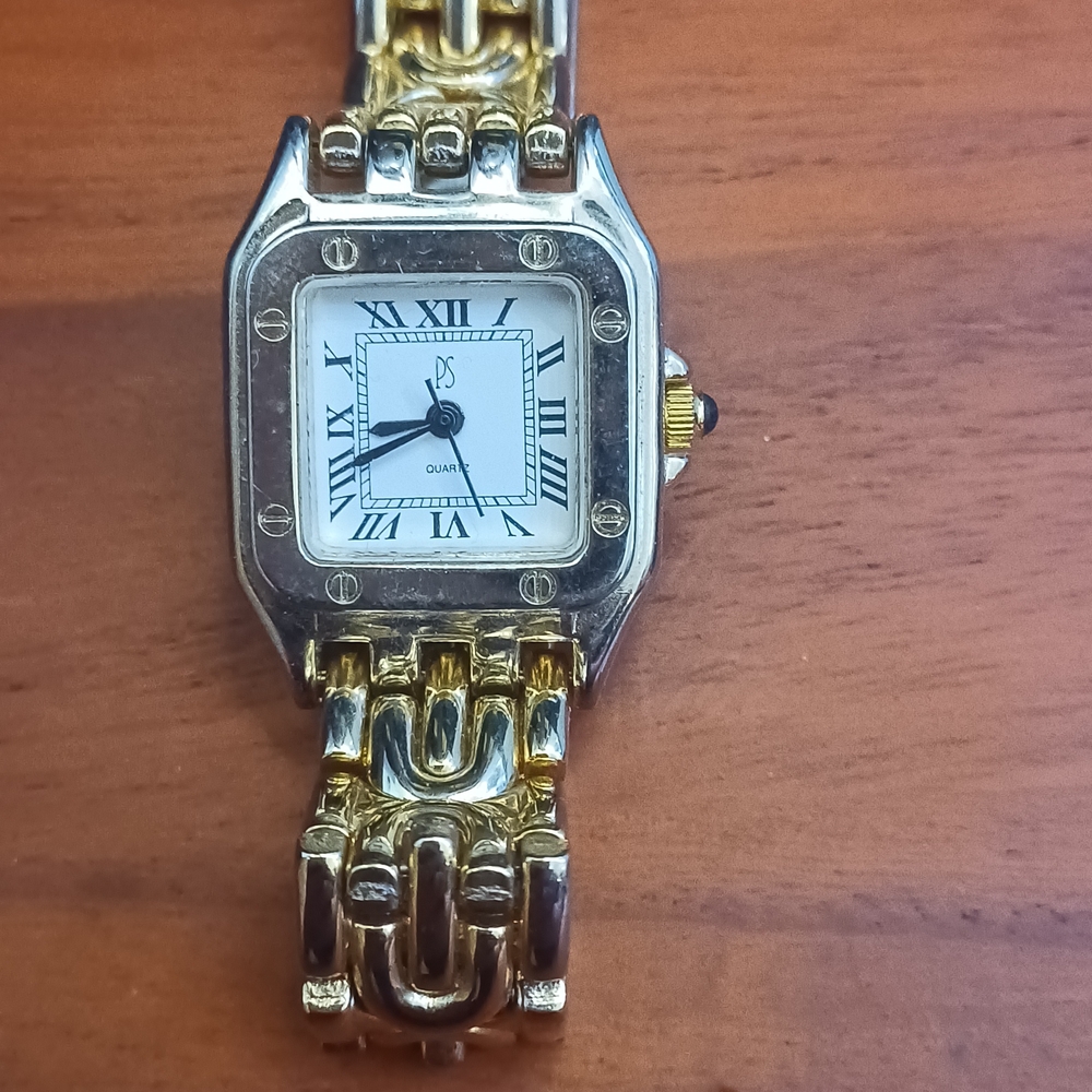 Gold and Silver Women's Watch